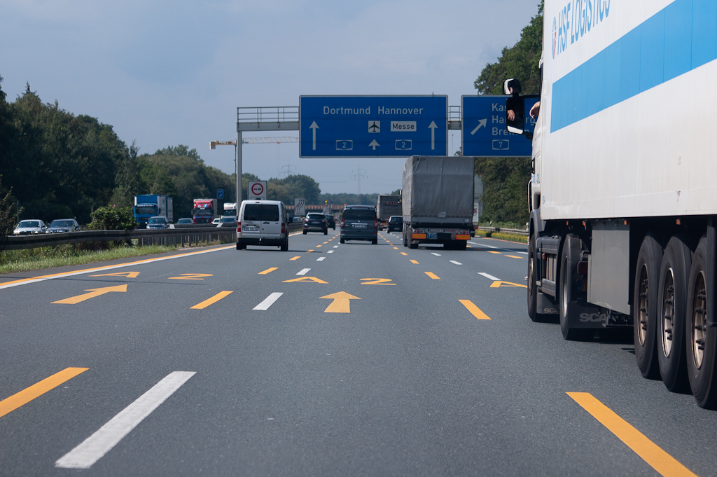 20110815-130726.jpg - De Baustelle Kreuz Hannover-Ost leverde zowel op heen- als terugweg nauwelijks vertraging op.