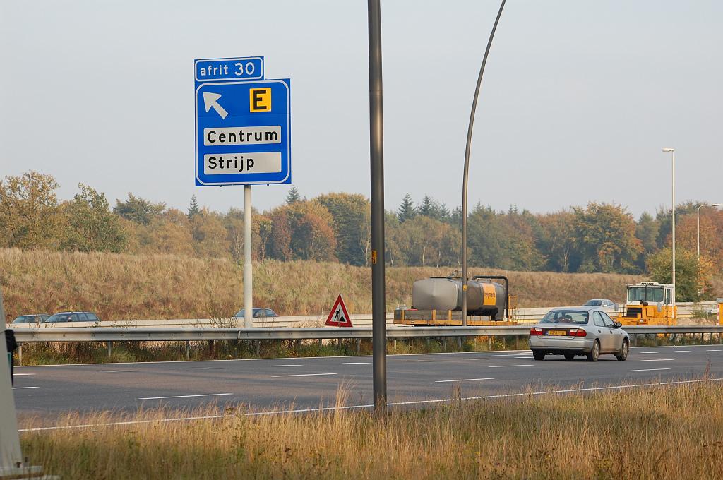 20081011-172207.jpg - De aansluiting Strijp/Centrum was een linkse uitvoeger op de A2, een tamelijk uniek verschijnsel op autosnelwegen.
